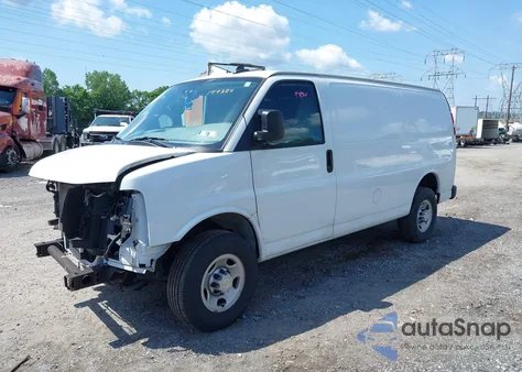 2022 Chevrolet Express Cargo Rwd 2500 Regular Wheelbase Wt из США, поврежденный, VIN 1GCWGAFP3N1199384